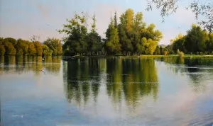 HASAN SAYGIN tarafından 2022 yılında 97x162 cm ölçülerinde Tuval üzeri yağlı boya tekniği ile yapılmıştır.