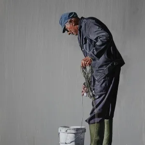 HASAN SAYGIN tarafından 2023 yılında 65x54 cm ölçülerinde Tuval üzeri yağlı boya tekniği ile yapılmıştır.