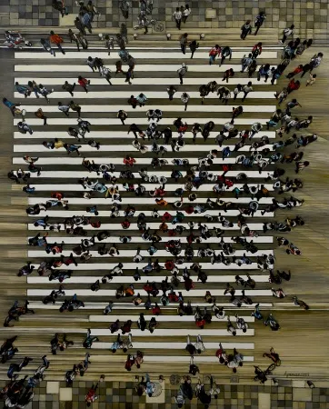 HATİCE YAMAN tarafından 2025 yılında 120x150 cm ölçülerinde Tuval üzeri yağlı boya tekniği ile yapılmıştır.