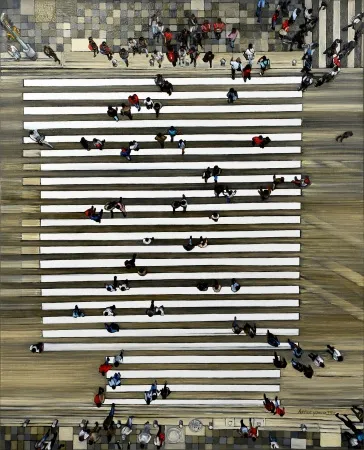 HATİCE YAMAN tarafından 2025 yılında 80x100 cm ölçülerinde Tuval üzeri yağlı boya tekniği ile yapılmıştır.