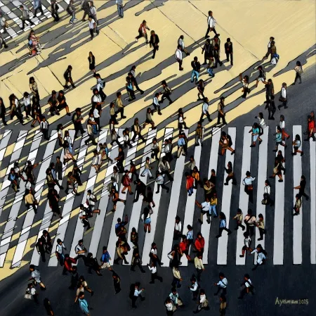 HATİCE YAMAN tarafından 2025 yılında 80x100 cm ölçülerinde Tuval üzeri yağlı boya tekniği ile yapılmıştır.