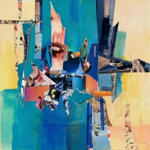 HAZAL AKSOY tarafından 60x60 cm ölçülerinde Tuval üzeri karışık teknik tekniği ile yapılmıştır.