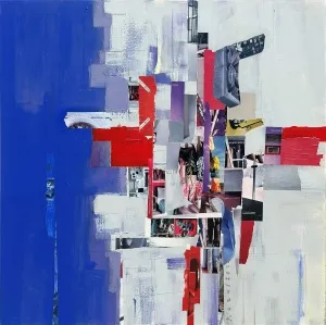 HAZAL AKSOY tarafından 90x90 cm ölçülerinde Tuval üzeri karışık teknik tekniği ile yapılmıştır.