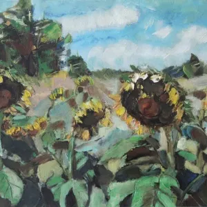 HİLMİ ÖZBAY tarafından 2012 yılında 28x41 cm ölçülerinde Kağıt üzeri yağlı boya tekniği ile yapılmıştır.