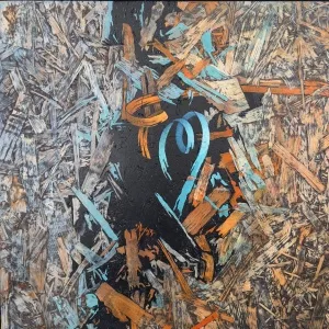 İBRAHİM AKGÜNEY tarafından 2023 yılında 80x80 cm ölçülerinde OSB Levha tekniği ile yapılmıştır.