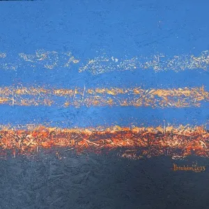 İBRAHİM AKGÜNEY tarafından 2023 yılında 80x80 cm ölçülerinde OSB Levha tekniği ile yapılmıştır.