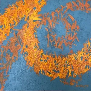 İBRAHİM AKGÜNEY tarafından 2024 yılında 60x60 cm ölçülerinde OSB Levha tekniği ile yapılmıştır.