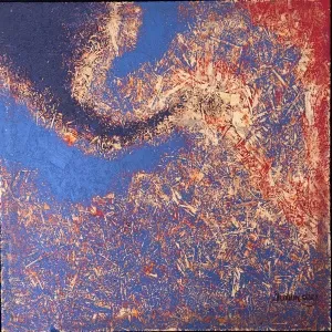 İBRAHİM AKGÜNEY tarafından 2023 yılında 60x60 cm ölçülerinde OSB Levha tekniği ile yapılmıştır.