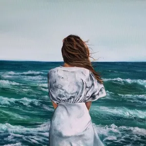 İLHAN HARUN CAN tarafından 2023 yılında 50x70 cm ölçülerinde Tuval üzeri yağlı boya tekniği ile yapılmıştır.