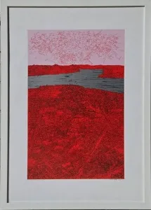 DEVRİM ERBİL tarafından 2019 yılında 100x70 cm ölçülerinde Serigrafi tekniği ile yapılmıştır.