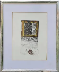 HAYATİ MİSMAN tarafından 1998 yılında 36x26 cm ölçülerinde Gravür Edisyon 21/100 tekniği ile yapılmıştır.