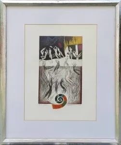 HAYATİ MİSMAN tarafından 2000 yılında 36x26 cm ölçülerinde Gravür Edisyon 18/100 tekniği ile yapılmıştır.