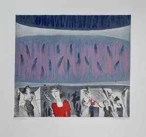 HAYATİ MİSMAN tarafından 1989 yılında 66x69 cm ölçülerinde Gravür EA-II tekniği ile yapılmıştır.