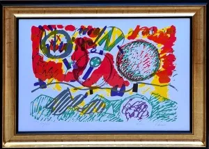 ÖZDEMİR ALTAN tarafından 2000 yılında 50x70 cm ölçülerinde Baskı 52//100 tekniği ile yapılmıştır.