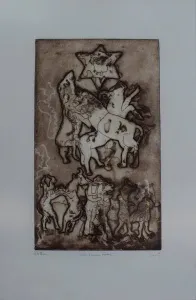 CAN GÖKNİL tarafından 1999 yılında 50x30 cm ölçülerinde Baskı tekniği ile yapılmıştır.