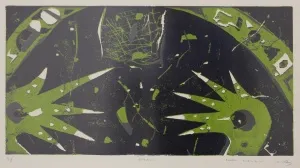 ERDAL KURUZU tarafından 2000 yılında 23x45 cm ölçülerinde Baskı 4//6 tekniği ile yapılmıştır.