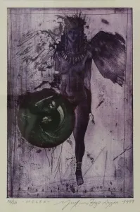 YUSUF ZİYA AYGEN tarafından 23x15 cm ölçülerinde Gravür 10//20 tekniği ile yapılmıştır.