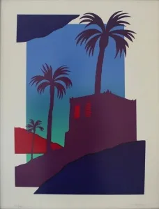 YILMAZ AYSAN tarafından 49x36 cm ölçülerinde Serigrafi 33//40 tekniği ile yapılmıştır.