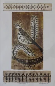 SEVDA İPEK tarafından 40x24 cm ölçülerinde Gravür tekniği ile yapılmıştır.