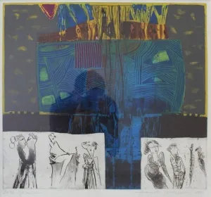 HAYATİ MİSMAN tarafından 49x54 cm ölçülerinde Gravür tekniği ile yapılmıştır.