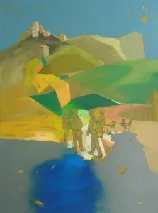 KORAY ÇAKMAK tarafından 2012 yılında 120x90 cm ölçülerinde Tuval üzeri yağlı boya tekniği ile yapılmıştır.