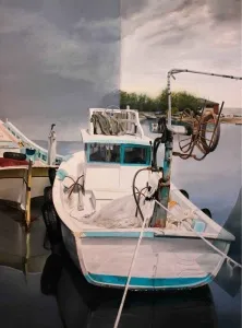 EVREN OĞUZBALABAN tarafından 2012 yılında 120x90 cm ölçülerinde Tuval üzeri yağlı boya tekniği ile yapılmıştır.