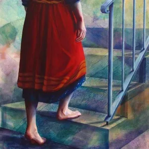 BANU KAYNAK tarafından 2013 yılında 120x90 cm ölçülerinde Tuval üzeri akrilik boya tekniği ile yapılmıştır.