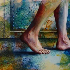 BANU KAYNAK tarafından 2013 yılında 30x50 cm ölçülerinde Tuval üzeri akrilik boya tekniği ile yapılmıştır.
