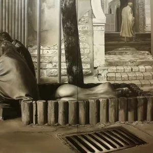 EVREN OĞUZBALABAN tarafından 2013 yılında 120x180 cm ölçülerinde Tuval üzeri akrilik boya tekniği ile yapılmıştır.