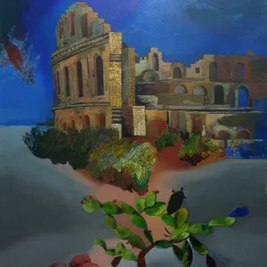 KORAY ÇAKMAK tarafından 2013 yılında 120x90 cm ölçülerinde Tuval üzeri akrilik boya tekniği ile yapılmıştır.