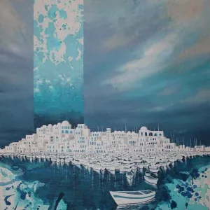 ÖZGE ÖNER tarafından 2013 yılında 120x90 cm ölçülerinde Tuval üzeri akrilik boya tekniği ile yapılmıştır.