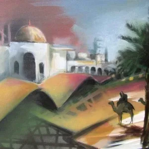 RIDVAN ÖZGÜR tarafından 2013 yılında 30x50 cm ölçülerinde Tuval üzeri akrilik boya tekniği ile yapılmıştır.