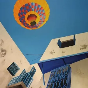SERKAN KÜÇÜKÖZCÜ tarafından 2013 yılında 120x90 cm ölçülerinde Tuval üzeri akrilik boya tekniği ile yapılmıştır.