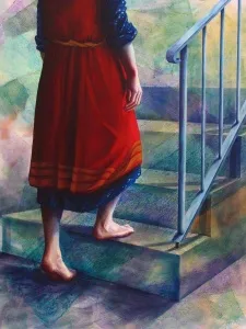 BANU KAYNAK tarafından 2013 yılında 120x90 cm ölçülerinde Tuval üzeri akrilik boya tekniği ile yapılmıştır.