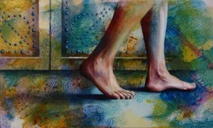 BANU KAYNAK tarafından 2013 yılında 30x50 cm ölçülerinde Tuval üzeri akrilik boya tekniği ile yapılmıştır.