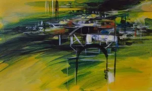 EKREM KUTLU tarafından 2013 yılında 30x50 cm ölçülerinde Tuval üzeri akrilik boya tekniği ile yapılmıştır.