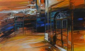 EKREM KUTLU tarafından 2013 yılında 30x50 cm ölçülerinde Tuval üzeri akrilik boya tekniği ile yapılmıştır.