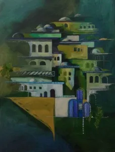 KORAY ÇAKMAK tarafından 2013 yılında 120x90 cm ölçülerinde Tuval üzeri akrilik boya tekniği ile yapılmıştır.