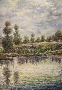 KENAN DEĞER tarafından 2003 yılında 68x48 cm ölçülerinde Duralit üzeri yağlı boya tekniği ile yapılmıştır.