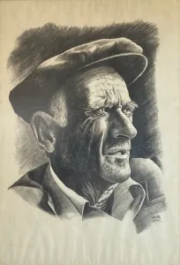 KENAN DEĞER tarafından 1993 yılında 69x47 cm ölçülerinde Kağıt üzeri kurşun kalem tekniği ile yapılmıştır.