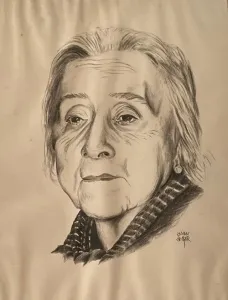 KENAN DEĞER tarafından 1990 yılında 68x48 cm ölçülerinde Kağıt üzeri kurşun kalem tekniği ile yapılmıştır.