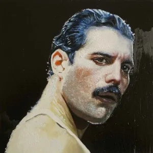 MERVE KURT tarafından 2017 yılında 18x20 cm ölçülerinde Duralit üzeri yağlı boya tekniği ile yapılmıştır.