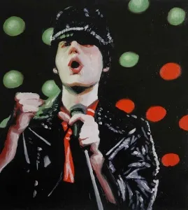 MERVE KURT tarafından 2017 yılında 18x20 cm ölçülerinde Duralit üzeri yağlı boya tekniği ile yapılmıştır.