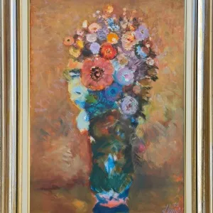 DURAN KARACA tarafından 2002 yılında 55x40 cm ölçülerinde Tuval üzeri yağlı boya tekniği ile yapılmıştır.