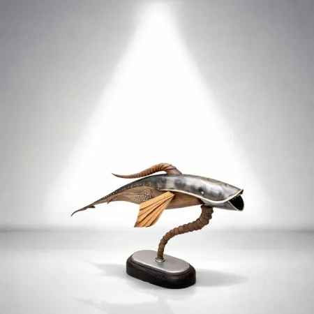 SERKAN ERKOÇ tarafından 2025 yılında 37x68x27 cm ölçülerinde Metal heykel tekniği ile yapılmıştır.