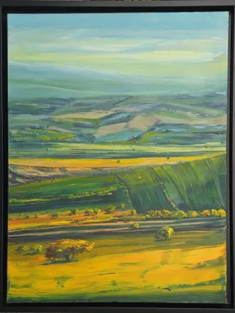 TOLGA BOZTOPRAK tarafından 2019 yılında 80x60 cm ölçülerinde Tuval üzeri yağlı boya tekniği ile yapılmıştır.