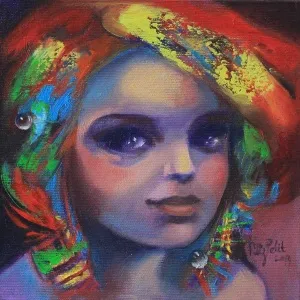 FİLİZ PELİT tarafından 2014 yılında 20x20 cm ölçülerinde Tuval üzeri yağlı boya tekniği ile yapılmıştır.