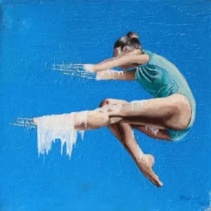 HİLMİ CAN ÖZDEMİR tarafından 2014 yılında 20x20 cm ölçülerinde Tuval üzeri yağlı boya tekniği ile yapılmıştır.