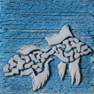 BETÜL DEMİR tarafından 2014 yılında 20x20 cm ölçülerinde Seramik tekniği ile yapılmıştır.