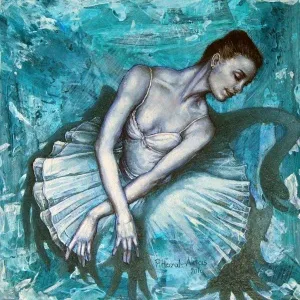 PELİN HAZAL AKTAŞ tarafından 2014 yılında 20x20 cm ölçülerinde Tuval üzeri yağlı boya tekniği ile yapılmıştır.